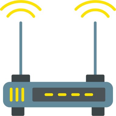 Router modern vector icon illustration