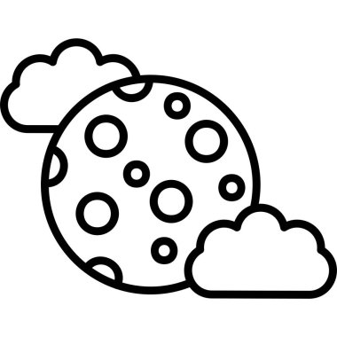 Ayın soyut web renk çizimi  