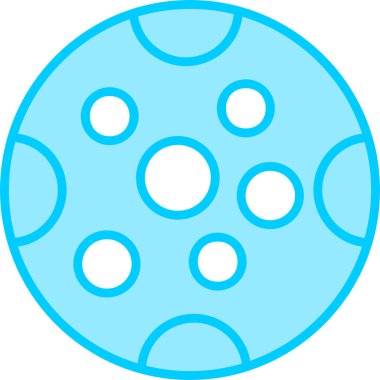 Ayın soyut web renk çizimi  