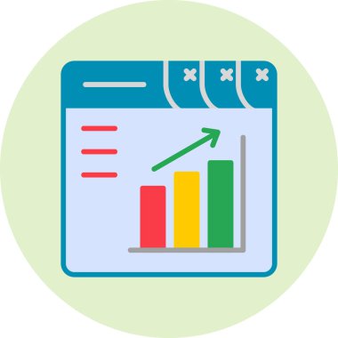 Büyüme simgesi, modern tasarım illüstrasyonu