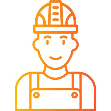 Factory Worker icon modern vector illustration