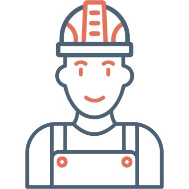 Factory Worker icon modern vector illustration