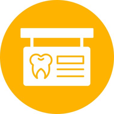 Modern İmza Panosu simgesinin vektör çizimi