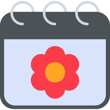 Sakura tarihi modern simge, vektör illüstrasyonu