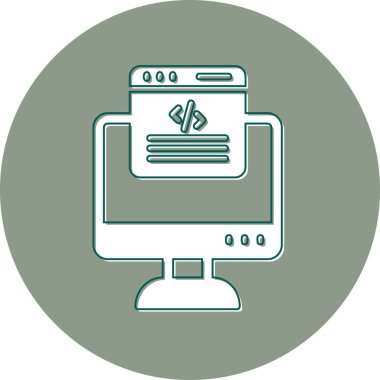 seo modern simgesinin vektör illüstrasyonu