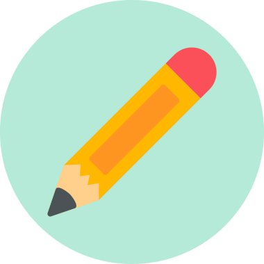 pencil, web icon simple illustration