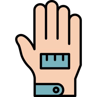 Bir kadının el hareketiyle.