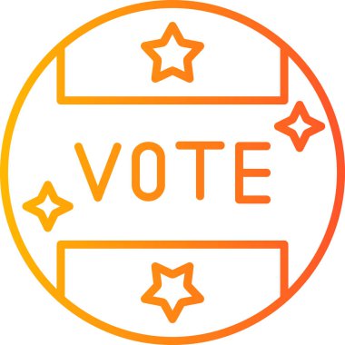 Bir yıldız simgesinin vektör illüstrasyonu