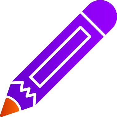 pencil, web icon simple illustration
