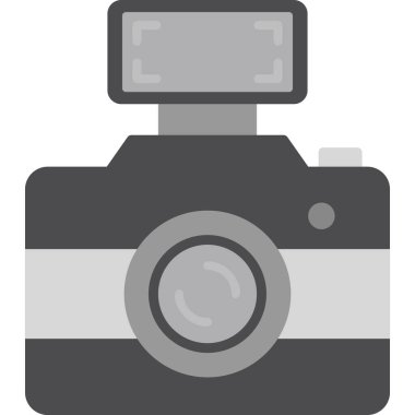 Kamera. Web simgesi basit illüstrasyon