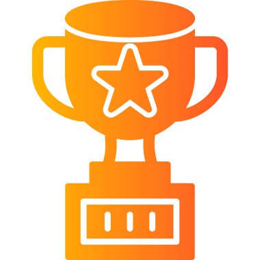 kupa simgesi vektör illüstrasyonu