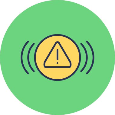 uyarı simgesi vektör illüstrasyonu