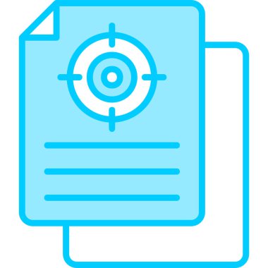 Objektif modern simge, vektör illüstrasyonu 