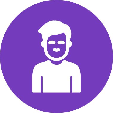 internet user, man head logo 