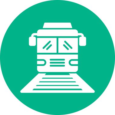 Train modern vector icon illustration