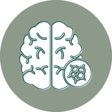 Brain Cancer modern vector icon illustration