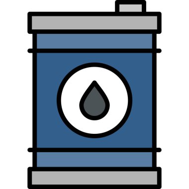 Petrol varil simge vektör çizim