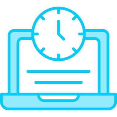 Fazla çalışma simgesi vektör illüstrasyonu