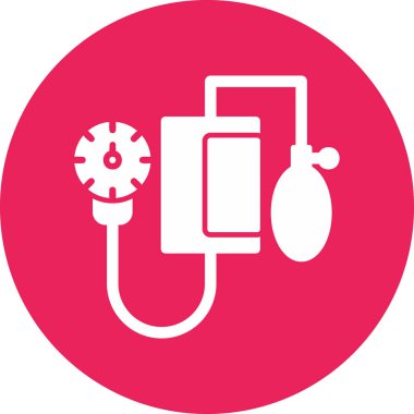 Tansiyon ikonu, modern tasarım illüstrasyonu