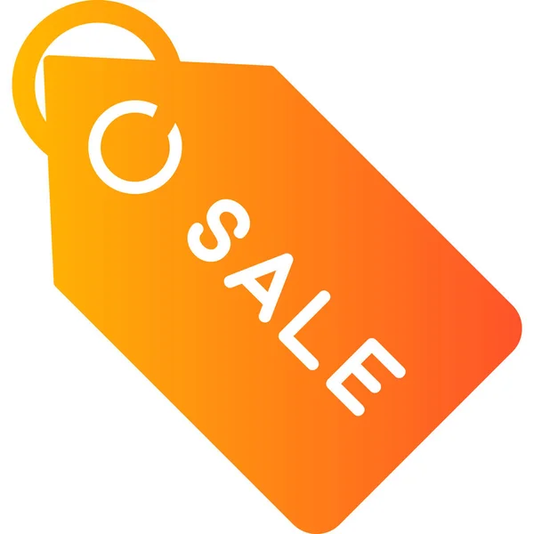 Aktion Sale Tag Element Einfaches Web Symbol — Stockvektor