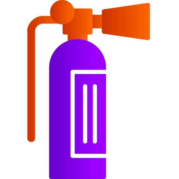 Ilustración Vector Icono Web Fire Extinguisher — Vector de stock