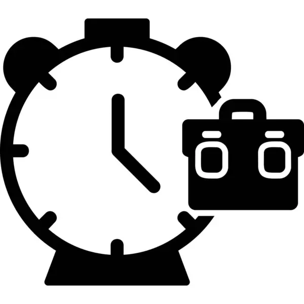 Icono Del Reloj Estilo Moda — Vector de stock