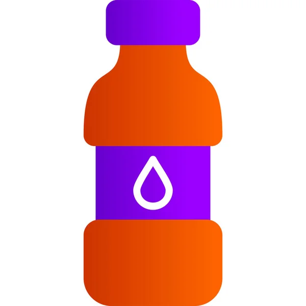 Water Bottle Gambar Ilustrasi Minuman - Stok Vektor
