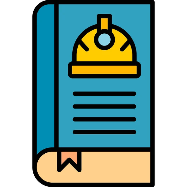 Icono Del Libro Ilustración Diseño Moderno — Vector de stock