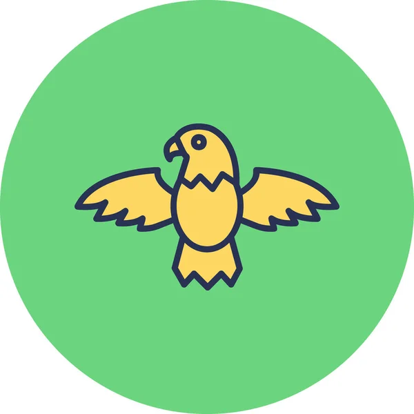 Águila Icono Moderno Ilustración Vectorial — Vector de stock