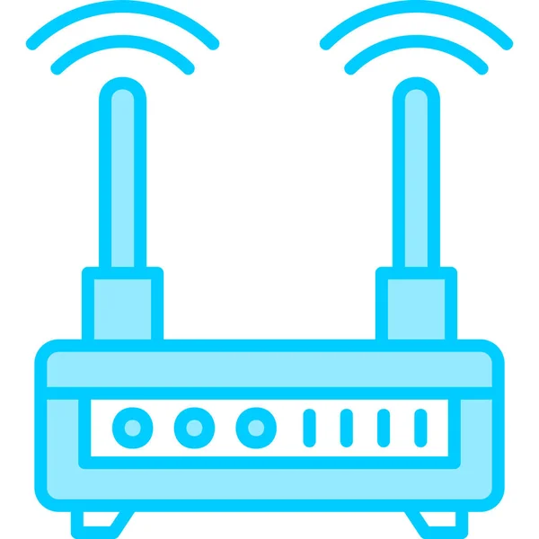 Wifi Router Modern Vector Icon Illustration — Vector de stock