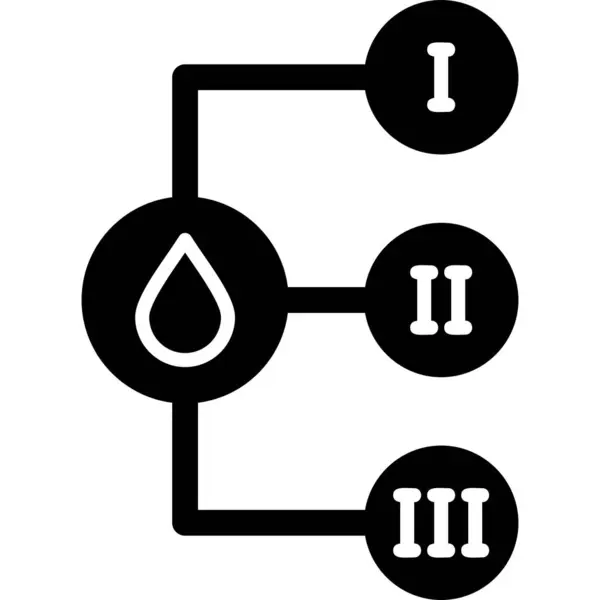 Blutgruppe Web Symbol Einfache Illustration — Stockvektor