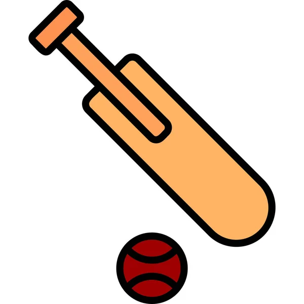 Baseball Web Symbol Einfache Illustration — Stockvektor