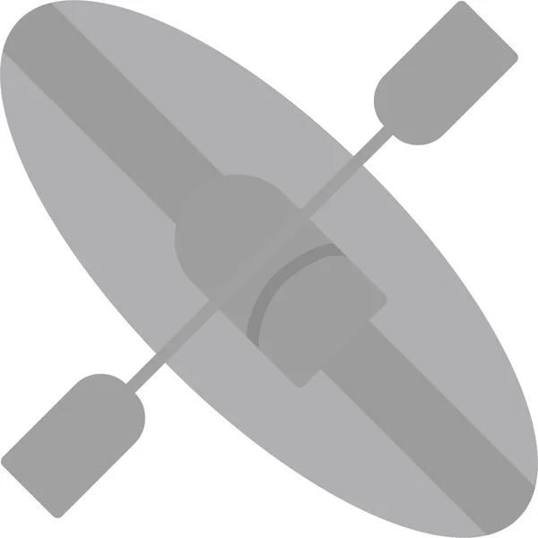 Icône Kayak Illustration Design Moderne — Image vectorielle