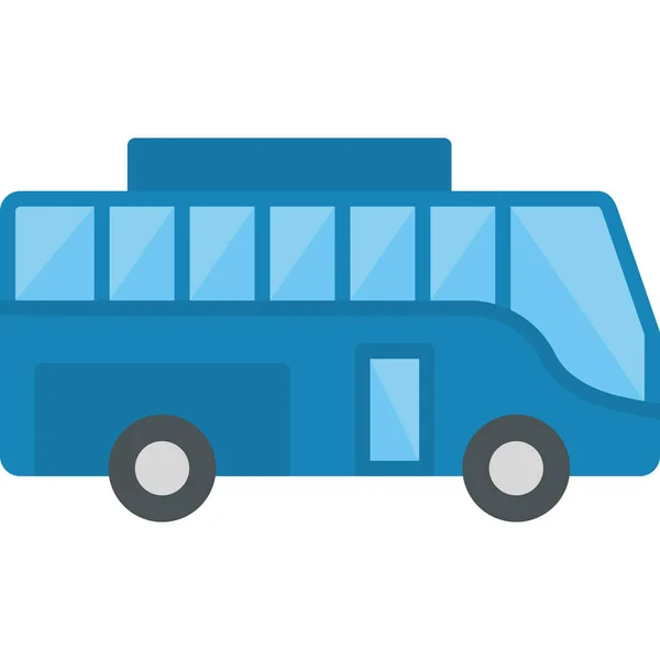 Autobús Icono Web Diseño Simple — Archivo Imágenes Vectoriales