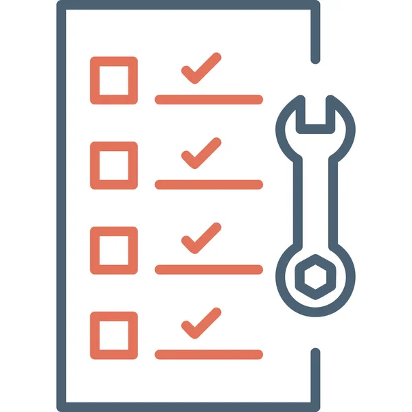 Checklist Icon Vector Illustration Simple Design — Stockvektor