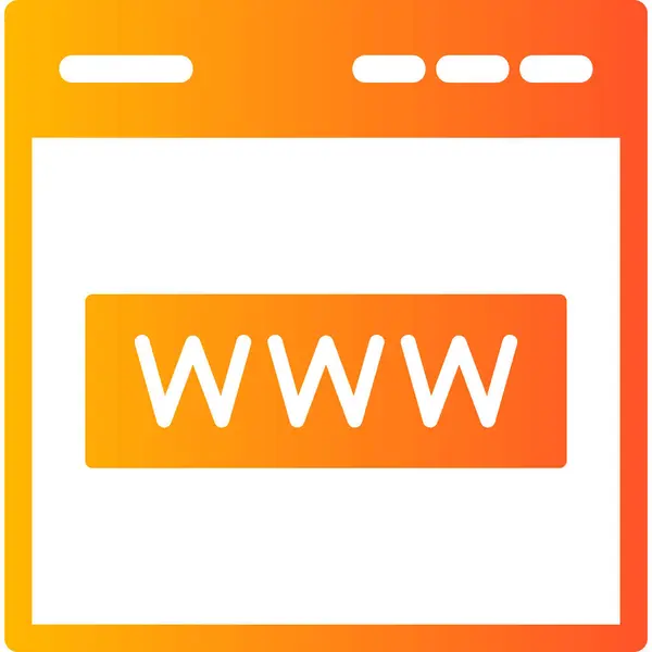 Www Webseite Internet Browser Seite — Stockvektor