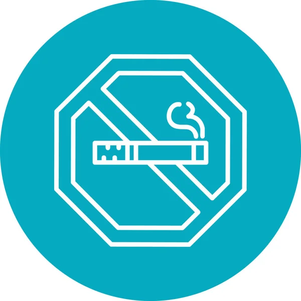 Smoking Modern Vector Icon Illustration — Archivo Imágenes Vectoriales