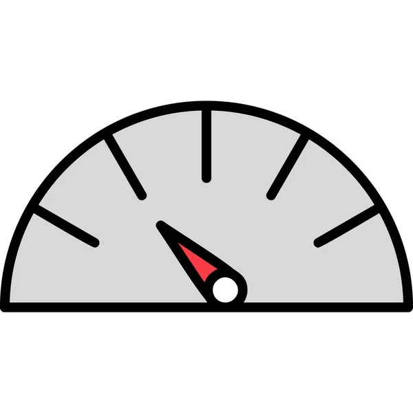 速度計 ウェブアイコンシンプルなデザイン — ストックベクタ
