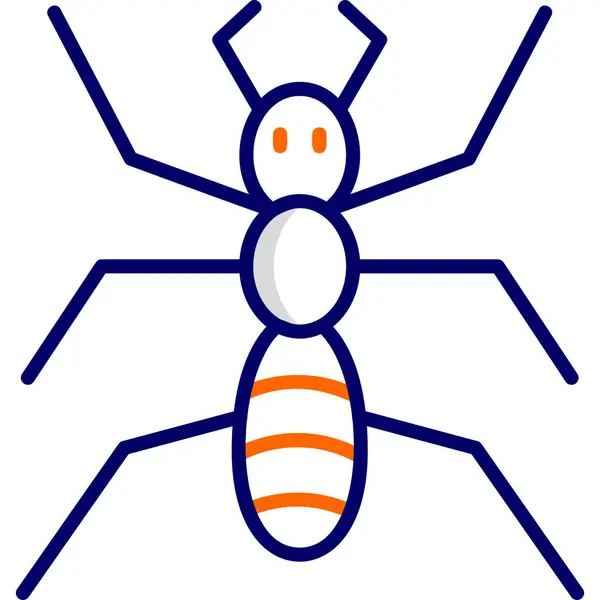 Ant Icône Web Illustration Simple — Image vectorielle