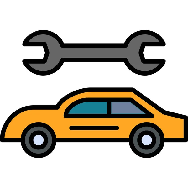 Car Repair Modern Icon Vector Illustration — Stock Vector