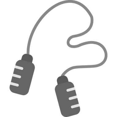 İp simgesi vektör illüstrasyonu atlanıyor