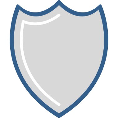 shield icon, simple web illustration