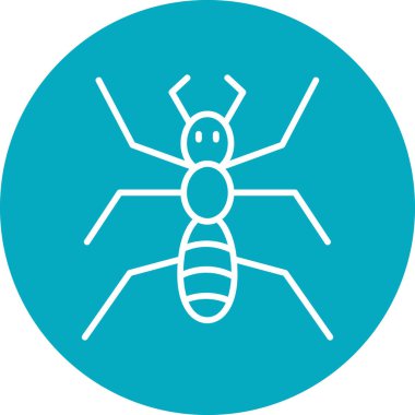 Karınca Ağı simgesi basit illüstrasyon