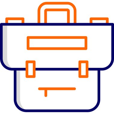 Portföy. Web simgesi basit illüstrasyon