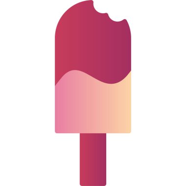 dondurma. düz tasarım 