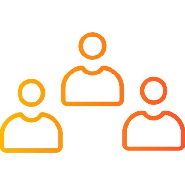 Aday modern simge, vektör illüstrasyonu