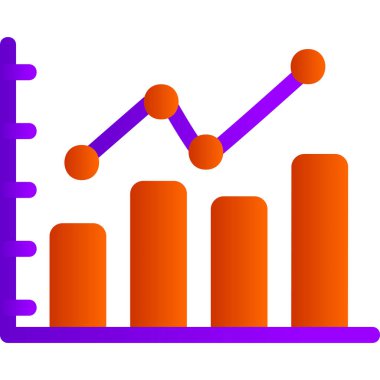 bar chart. simple web illustration