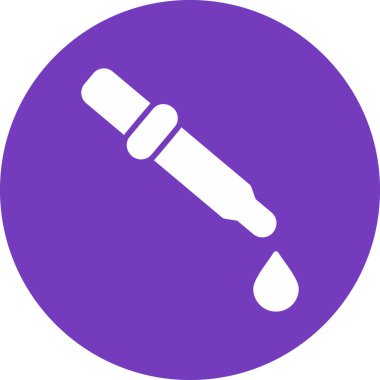 Pipette. Web simgesi vektör illüstrasyonu 