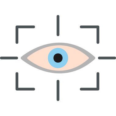 Vision icon modern vector illustration