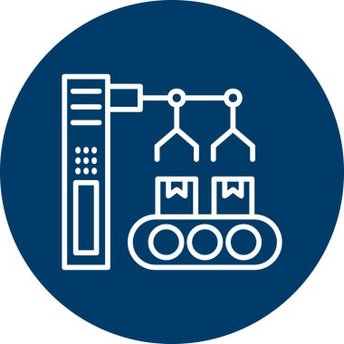 Modern simge vektör illüstrasyonu üretiliyor